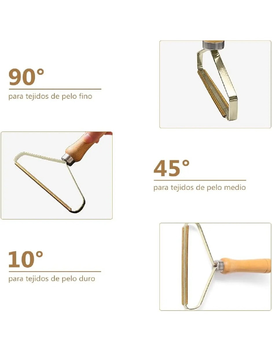 Set rodillo quita pelusa 4