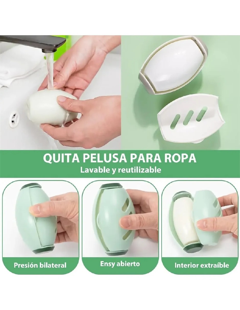 Set rodillo quita pelusa 3