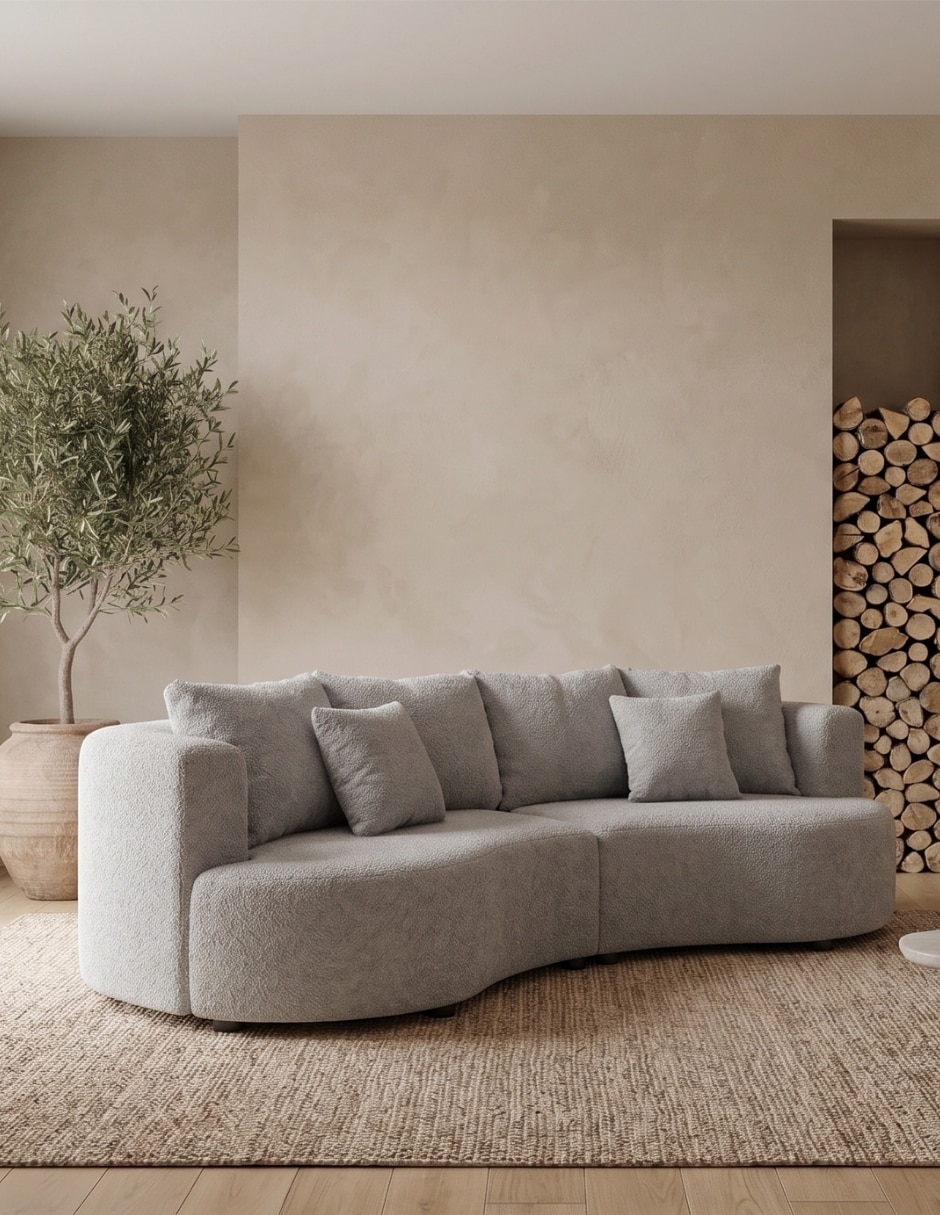 Sala modular Glam de poliéster 4
