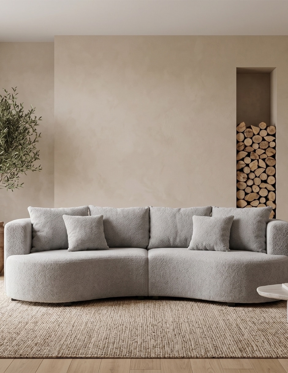 Sala modular Glam de poliéster 5