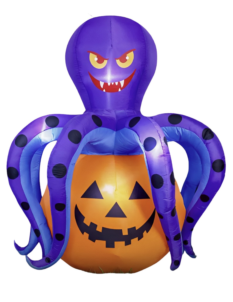 Figura decorativa de pulpo halloween