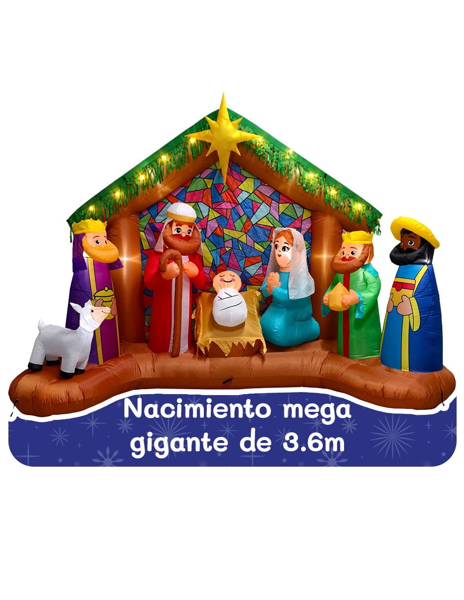 Inflable decorativo forma de nacimiento