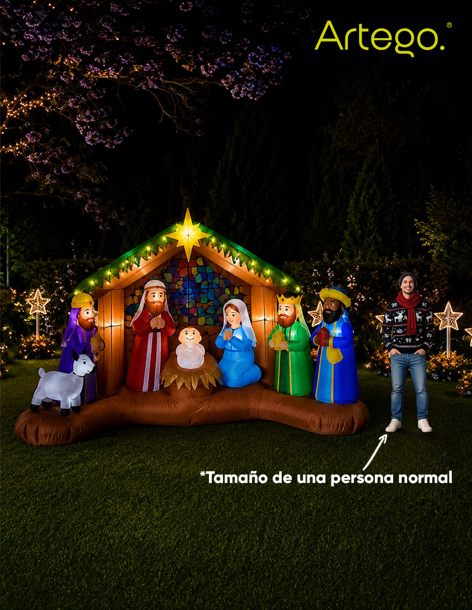Inflable decorativo forma de nacimiento 5