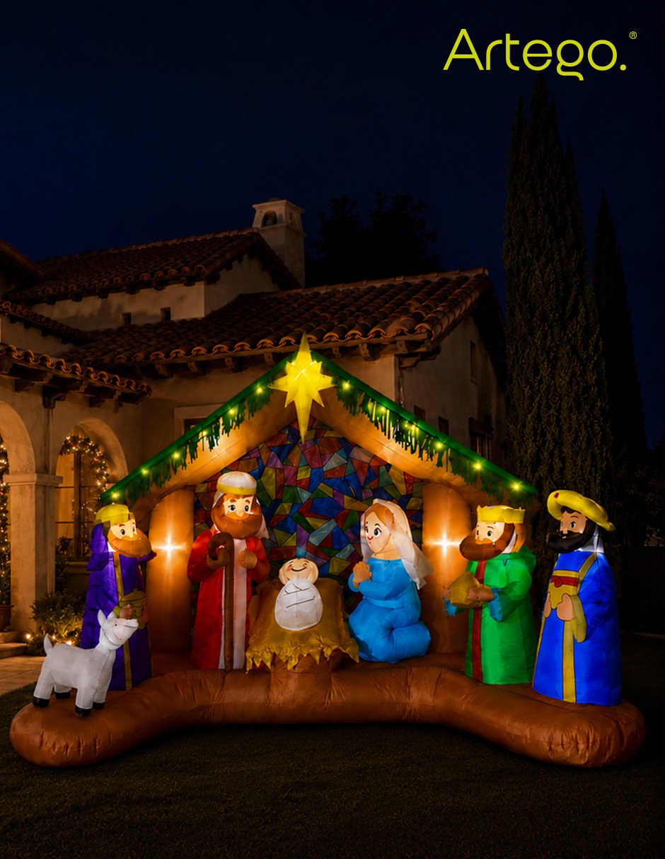 Inflable decorativo forma de nacimiento 3