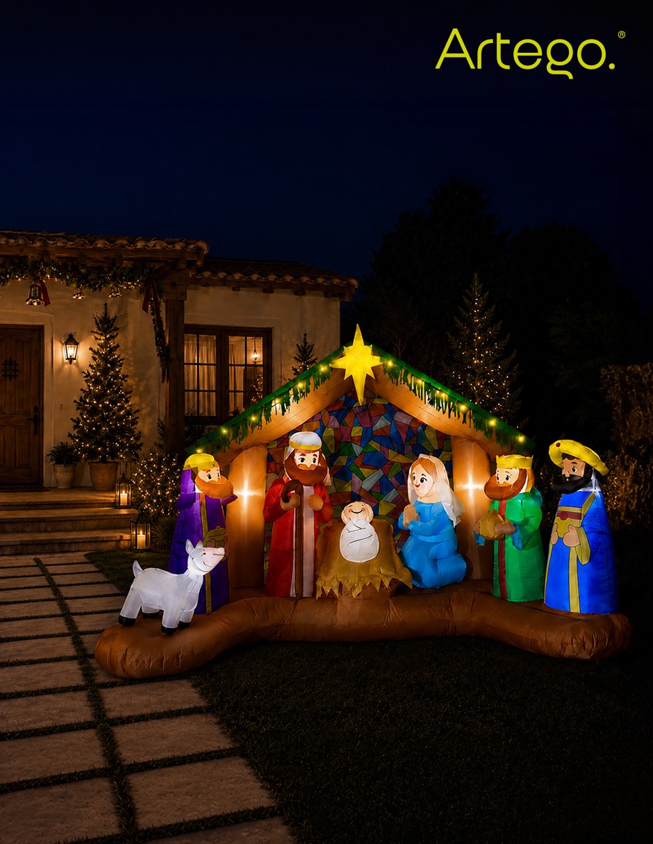 Inflable decorativo forma de nacimiento 2