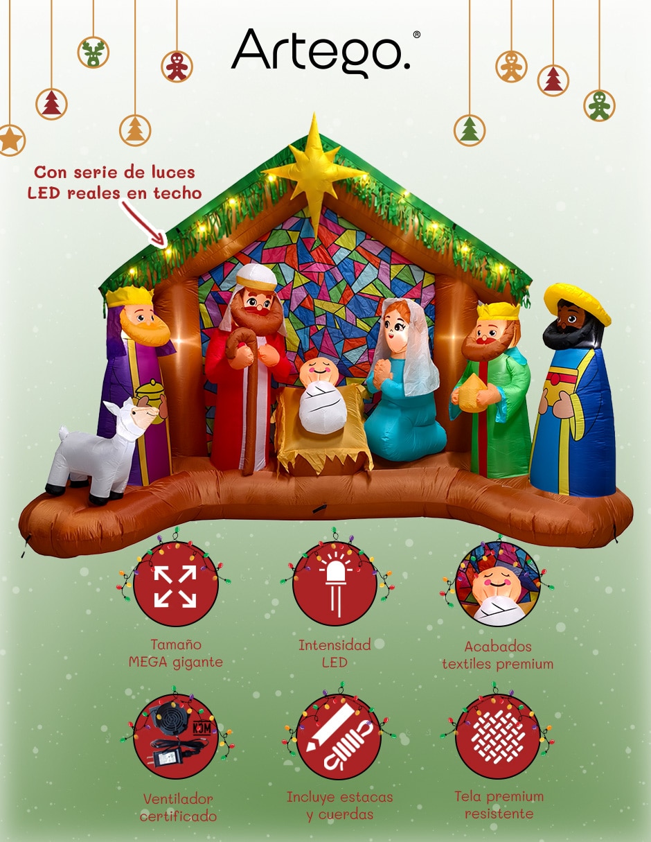 Inflable decorativo forma de nacimiento 6