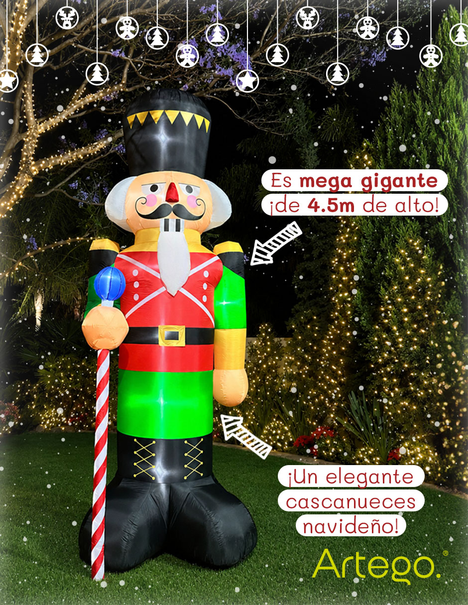 Inflable decorativo forma de cascanueces 7