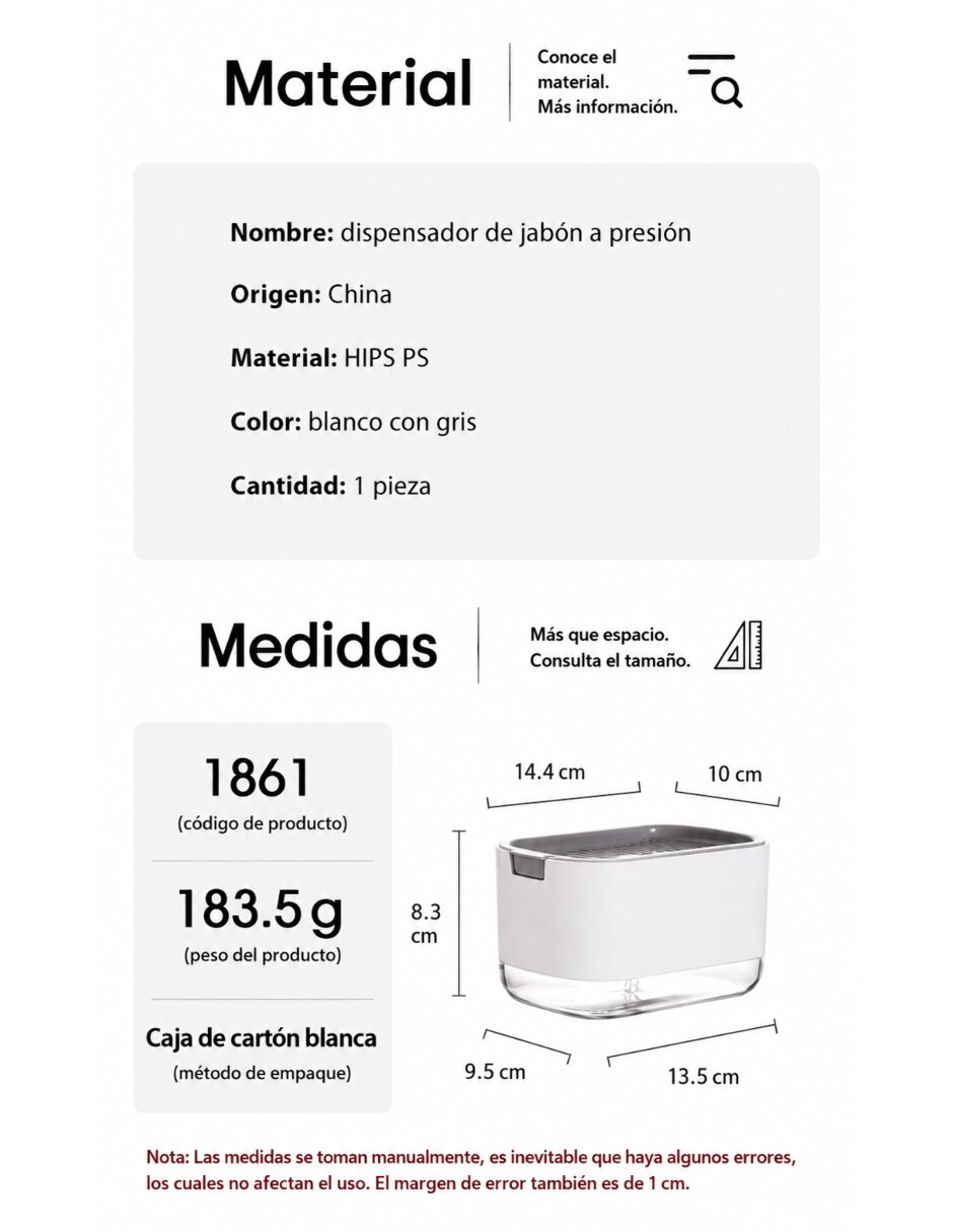 Esponja para cocina 2 piezas 10