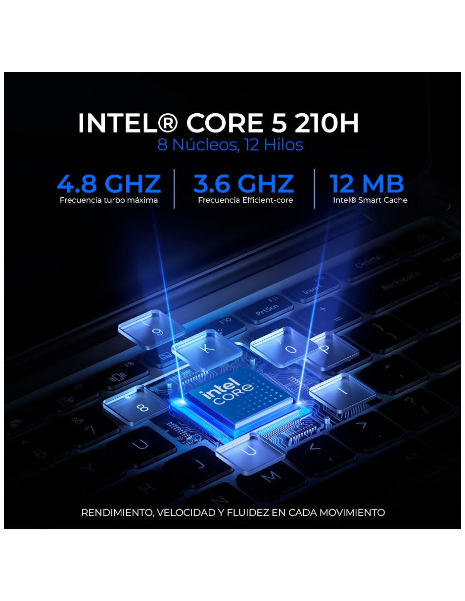 Laptop gamer 90NR0MZ6-M006X0 16 pulgadas Full HD+ Intel core 5 NVIDIA GeForce RTX 3050 16 GB RAM 512 GB SSD 8