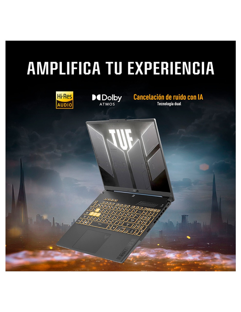Laptop gamer 90NR0MZ6-M006X0 16 pulgadas Full HD+ Intel core 5 NVIDIA GeForce RTX 3050 16 GB RAM 512 GB SSD 5