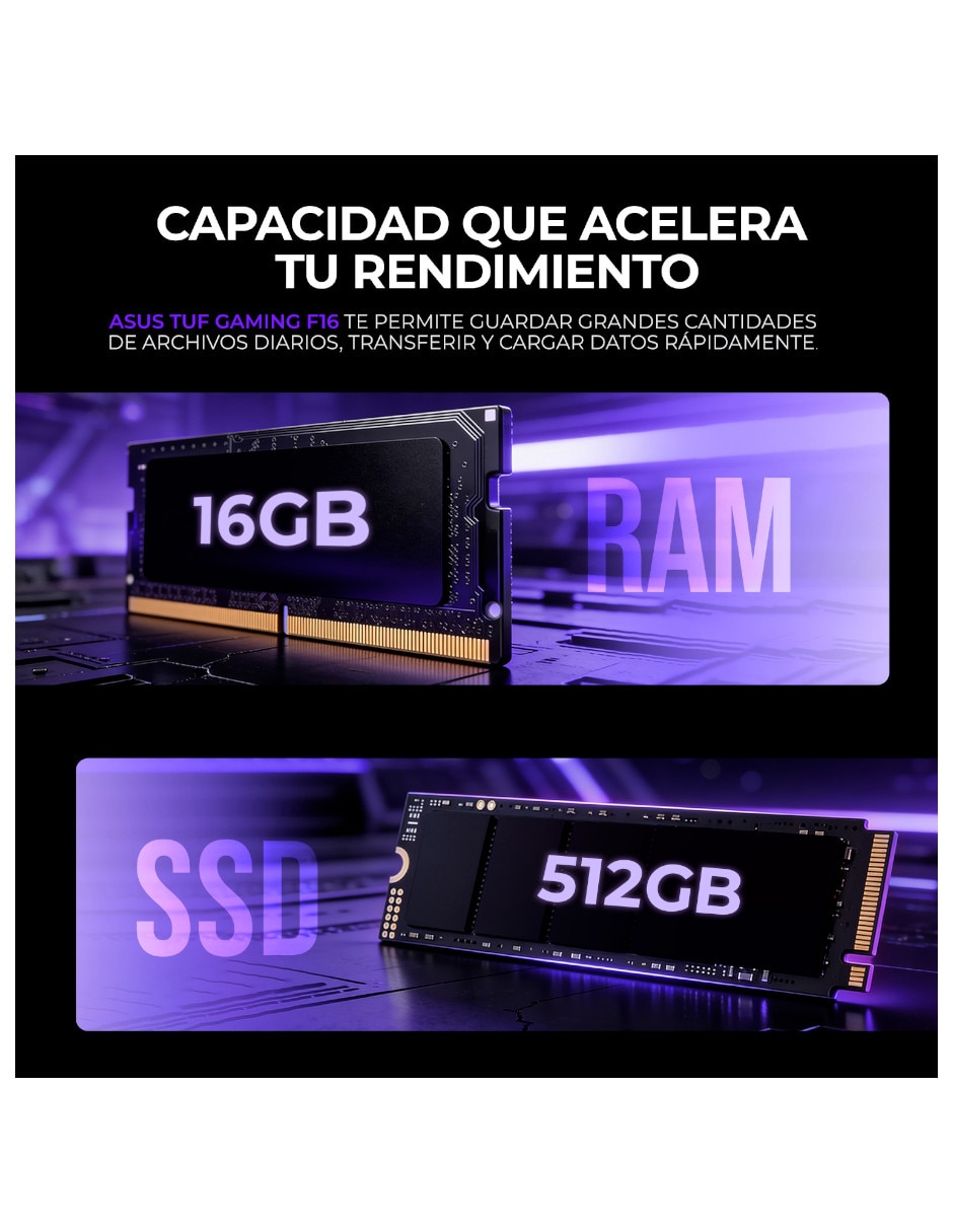 Laptop gamer 90NR0MZ6-M006X0 16 pulgadas Full HD+ Intel core 5 NVIDIA GeForce RTX 3050 16 GB RAM 512 GB SSD 4