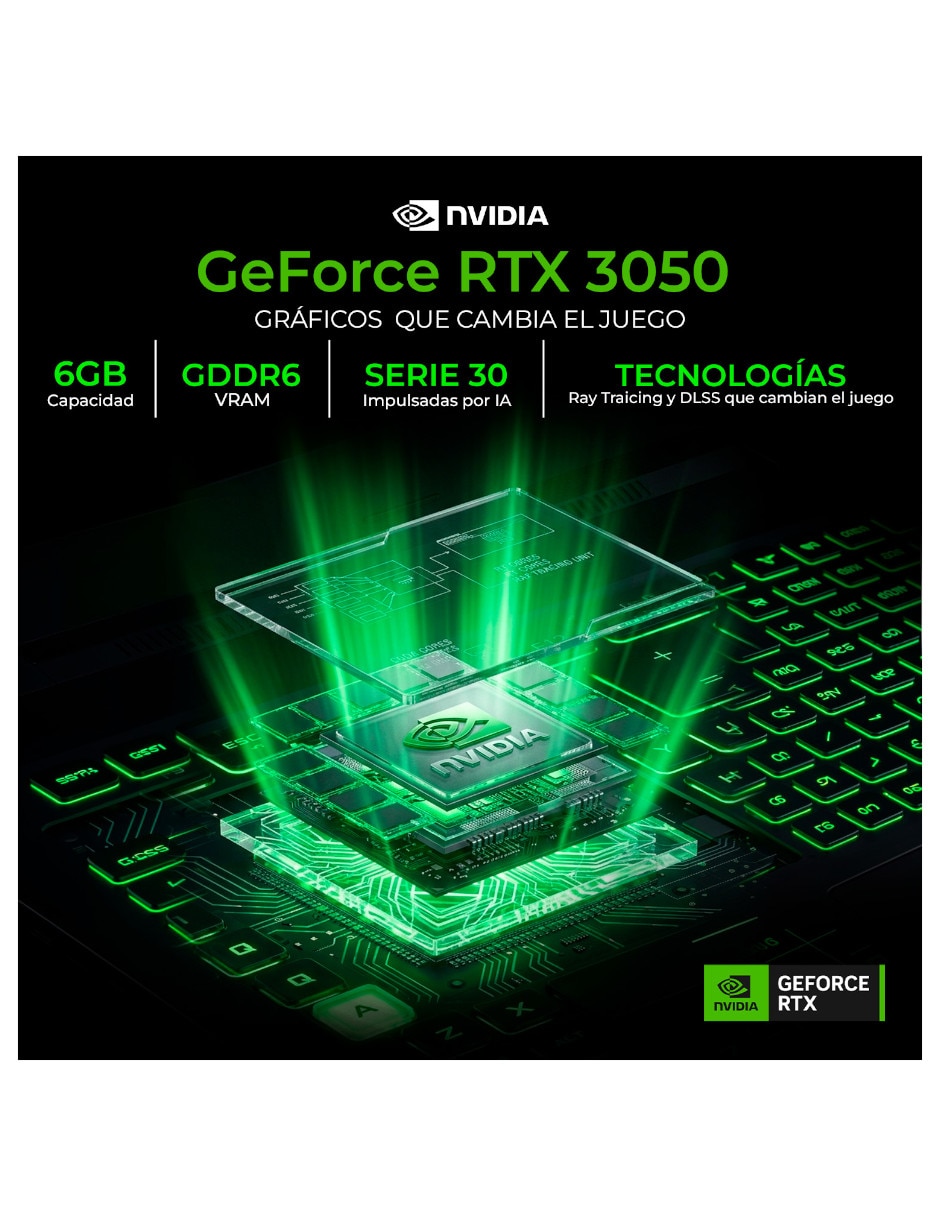 Laptop gamer 90NR0MZ6-M006X0 16 pulgadas Full HD+ Intel core 5 NVIDIA GeForce RTX 3050 16 GB RAM 512 GB SSD 6