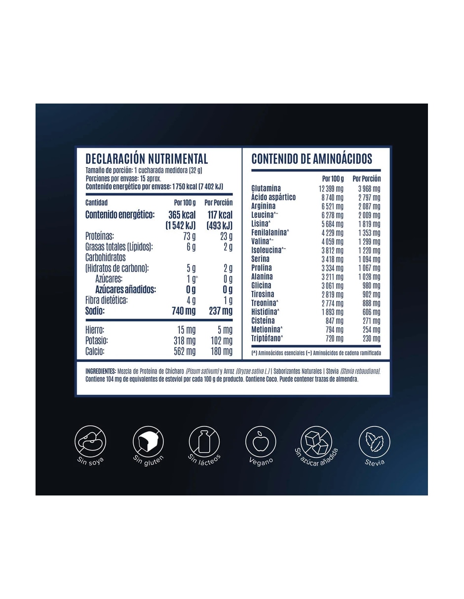 Falcon 960g Proteína Vegetal – 30 Serv 6