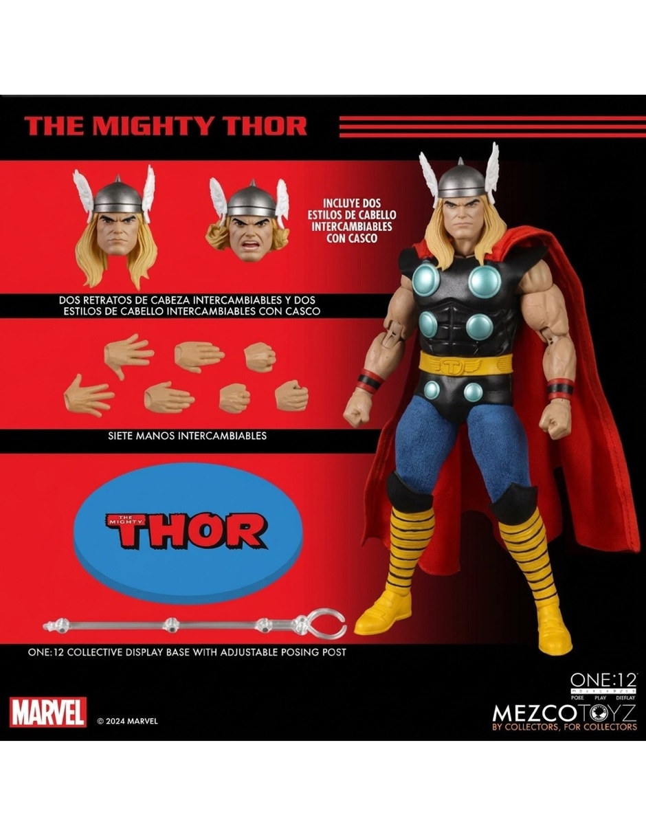 Figura de colección articulada Marvel Comics Mighty Thor especial 10