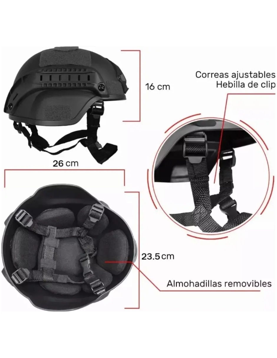 Casco medio para hombre 5