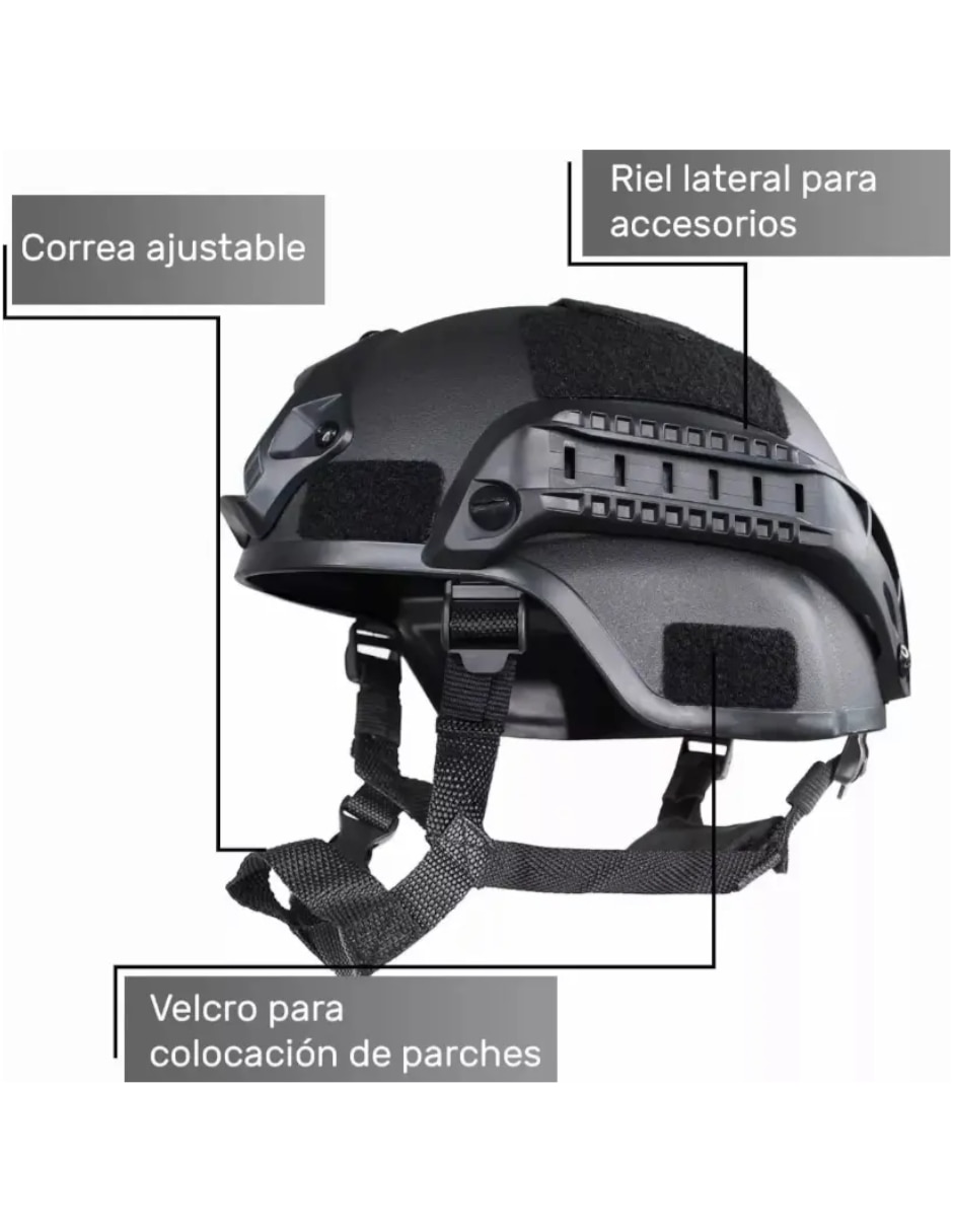 Casco medio para hombre
