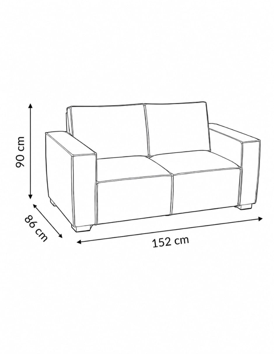 Love seat de madera pino 10