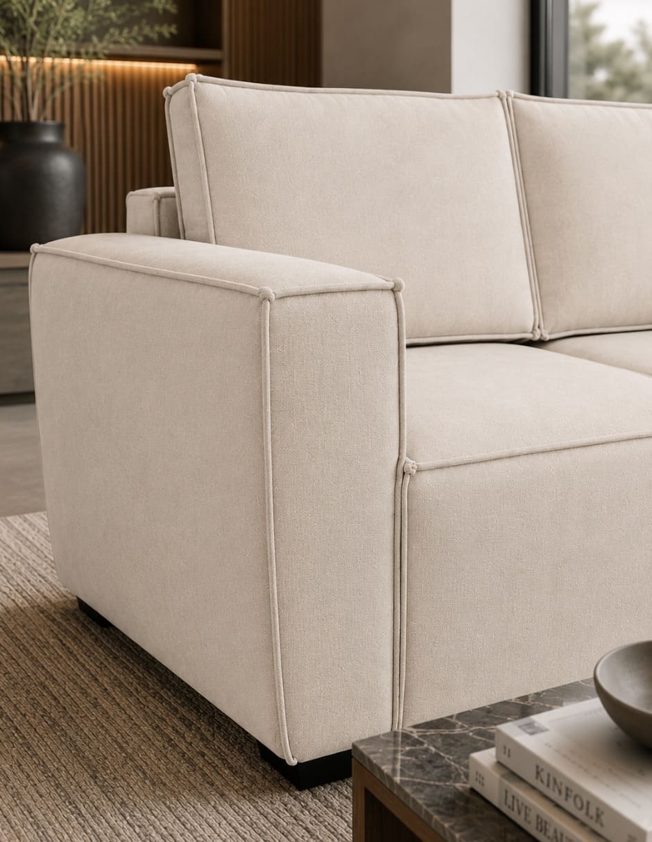 Love seat de madera pino 5