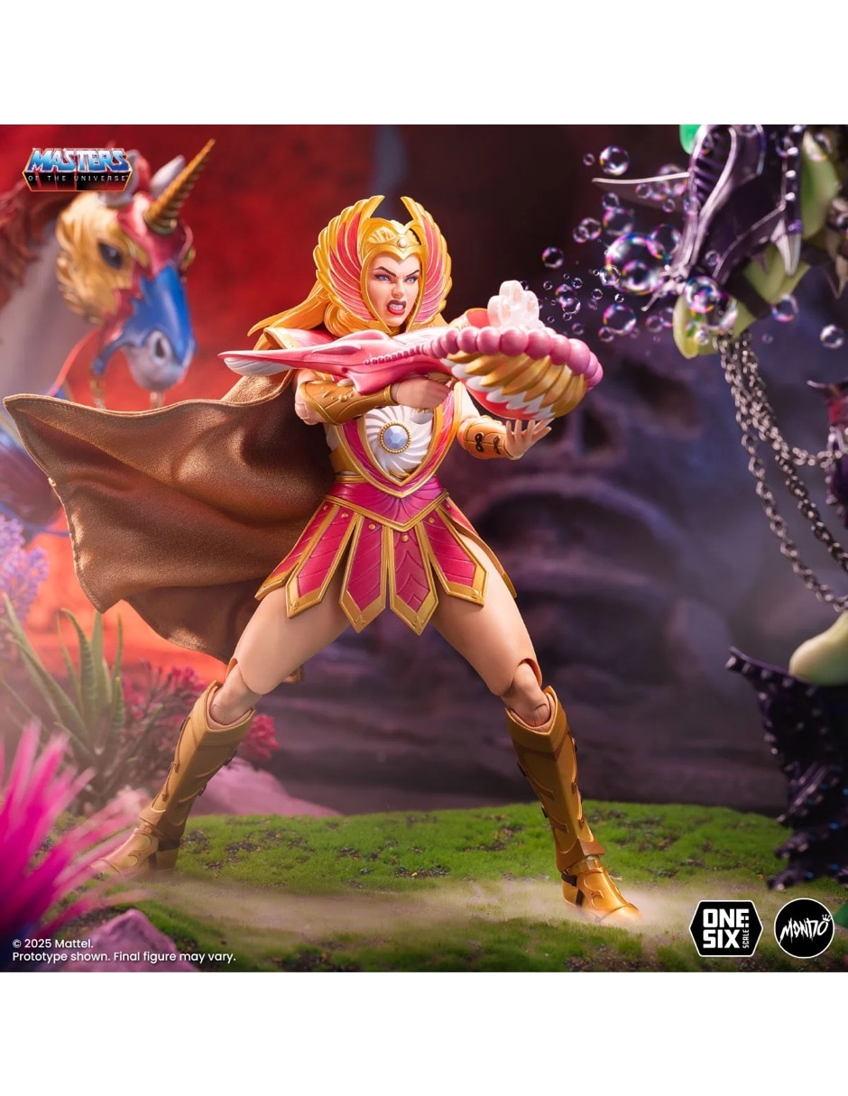 Figura de colección articulada Master of the Universe She-Ra y Kowl Deluxe 5