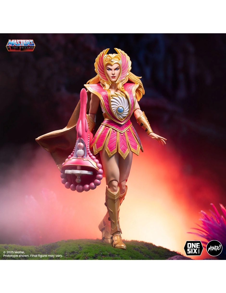 Figura de colección articulada Master of the Universe She-Ra y Kowl Deluxe