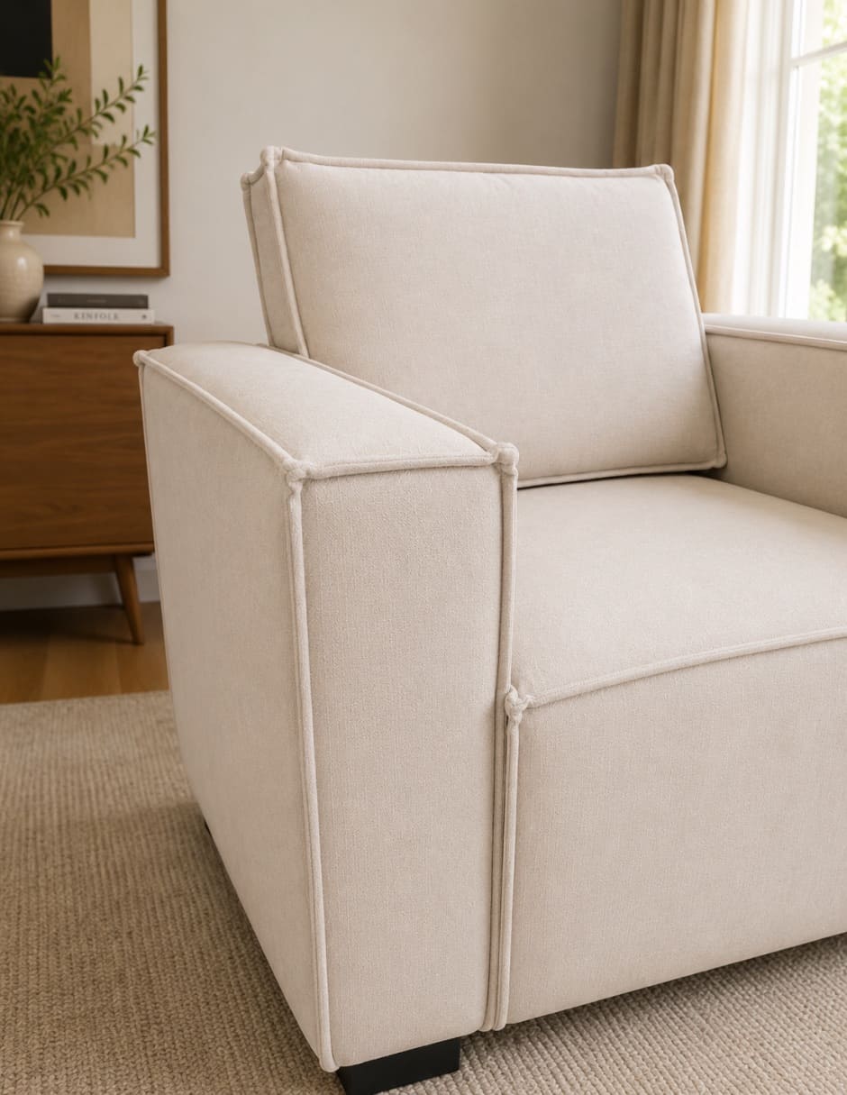 Sillón sofá danna de madera pino 7