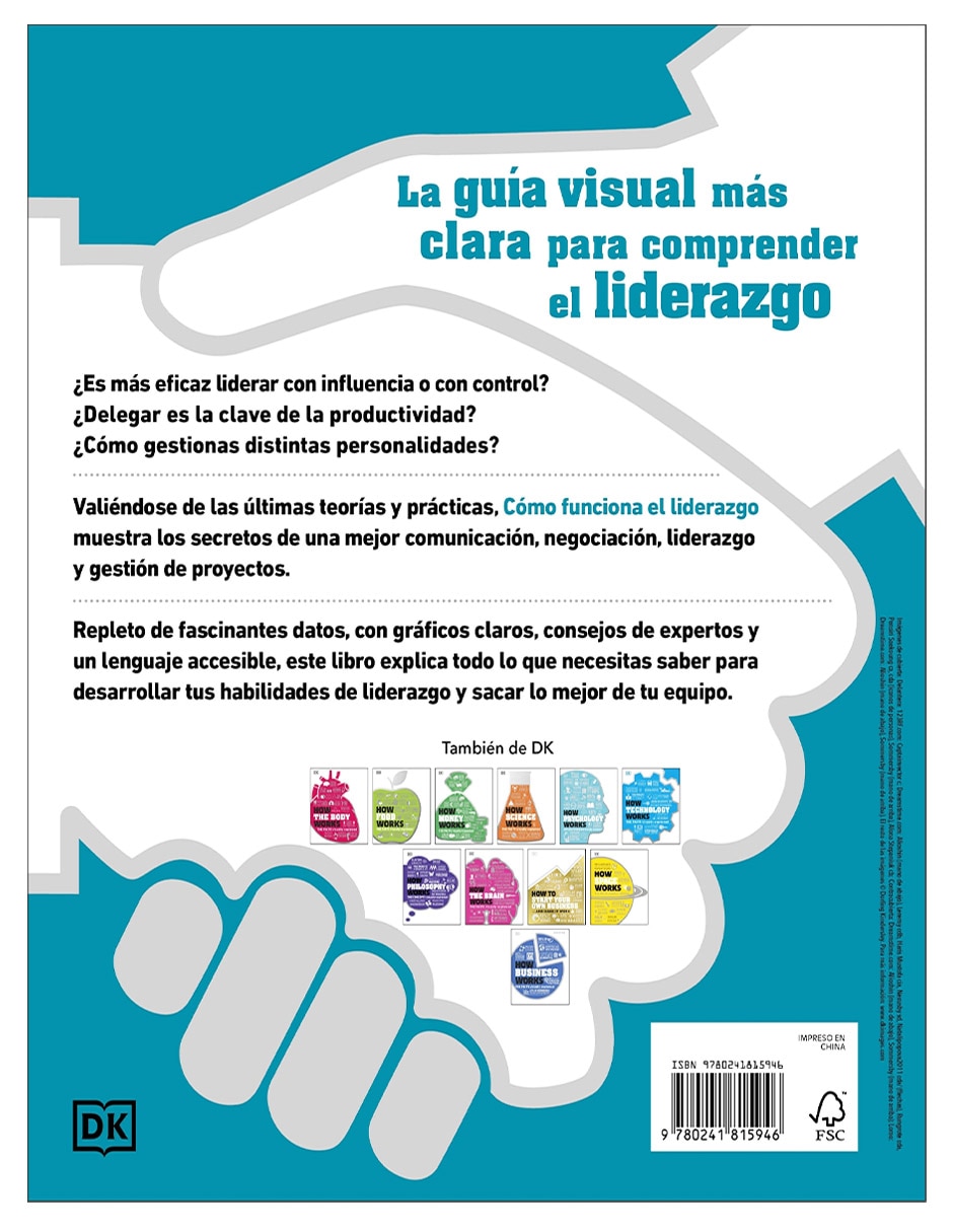 Libro cómo funciona el liderazgo dk | guía práctica de gestión y equipos de dk 3