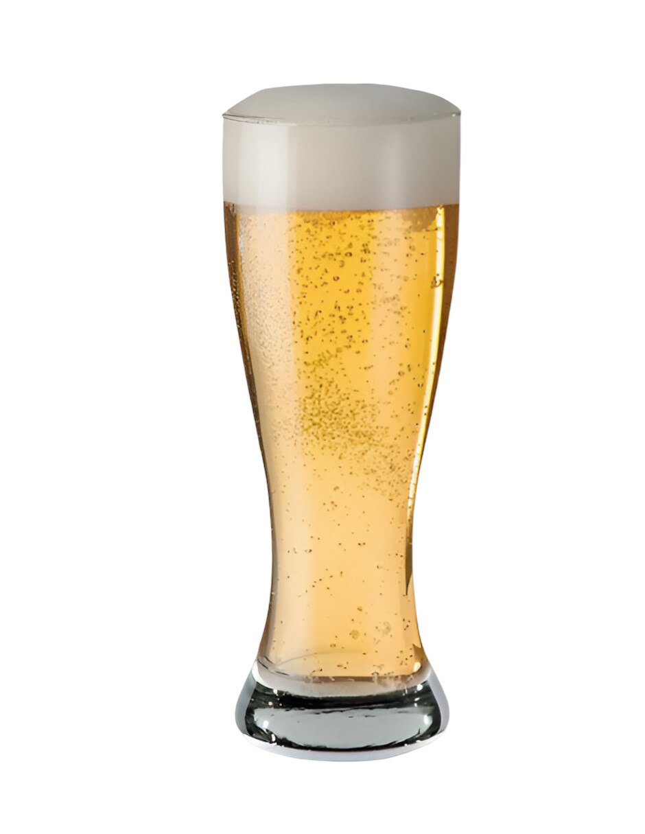 Vaso para cerveza de vidrio con 6 piezas 2