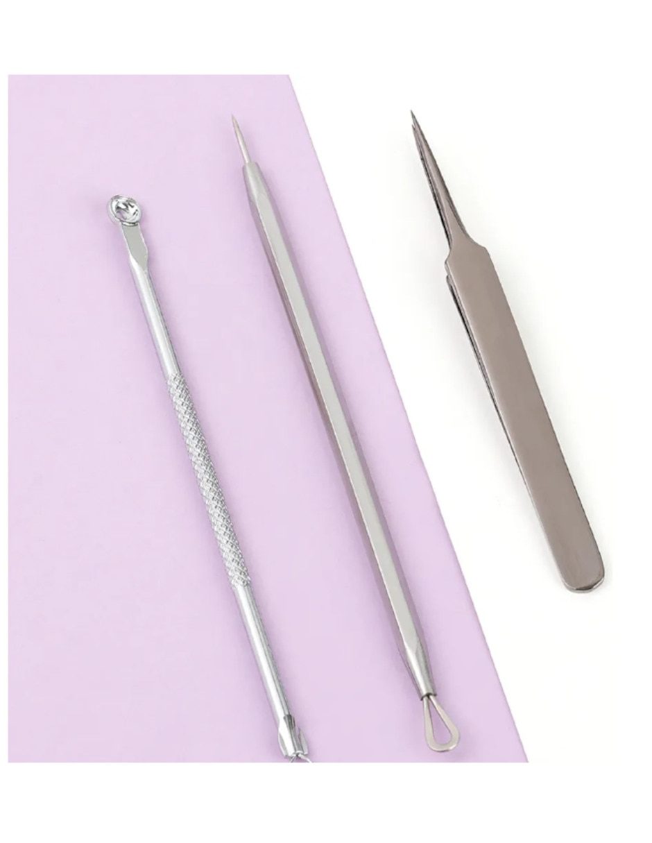 Pinza para el cabello de acero