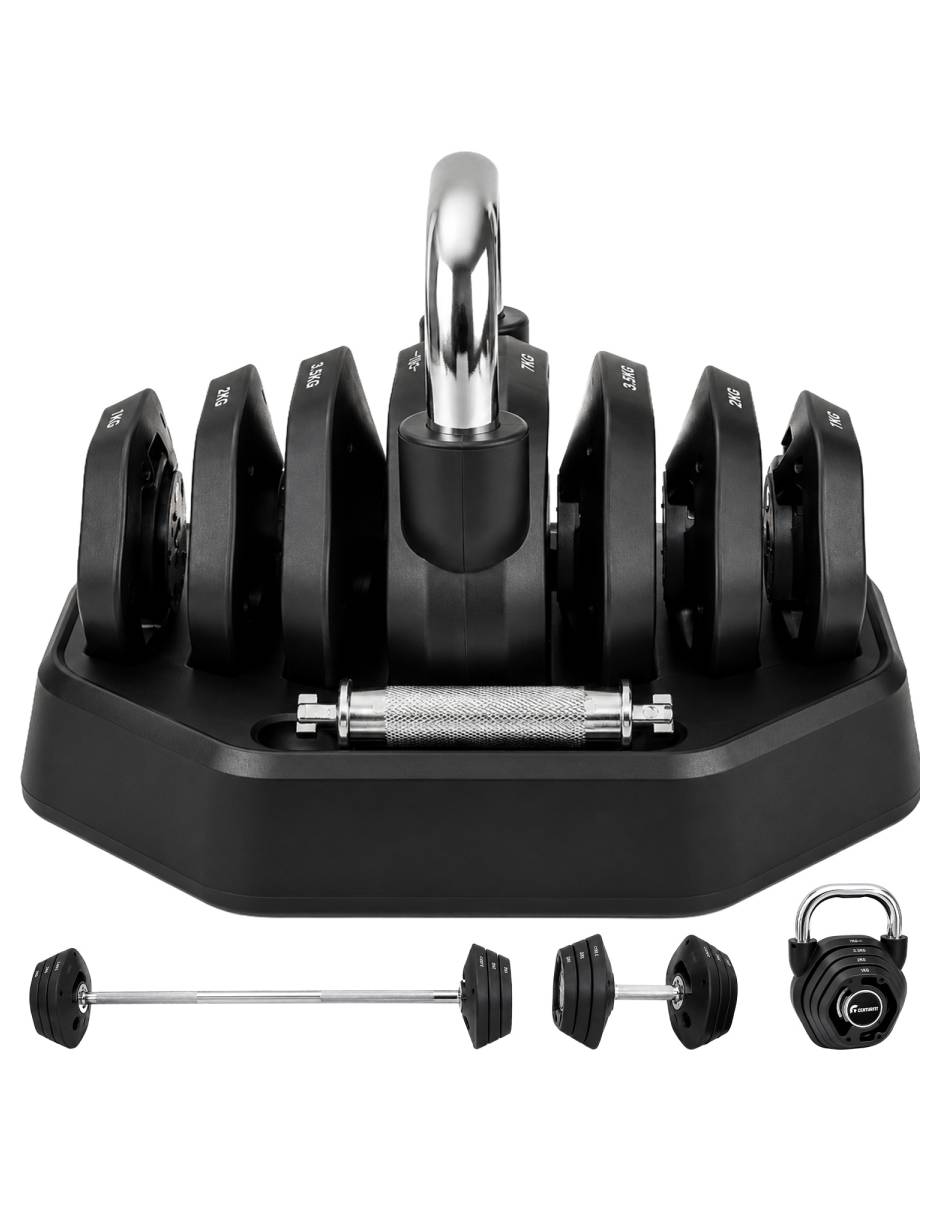 Set mancuerna de peso fijo 20 kg