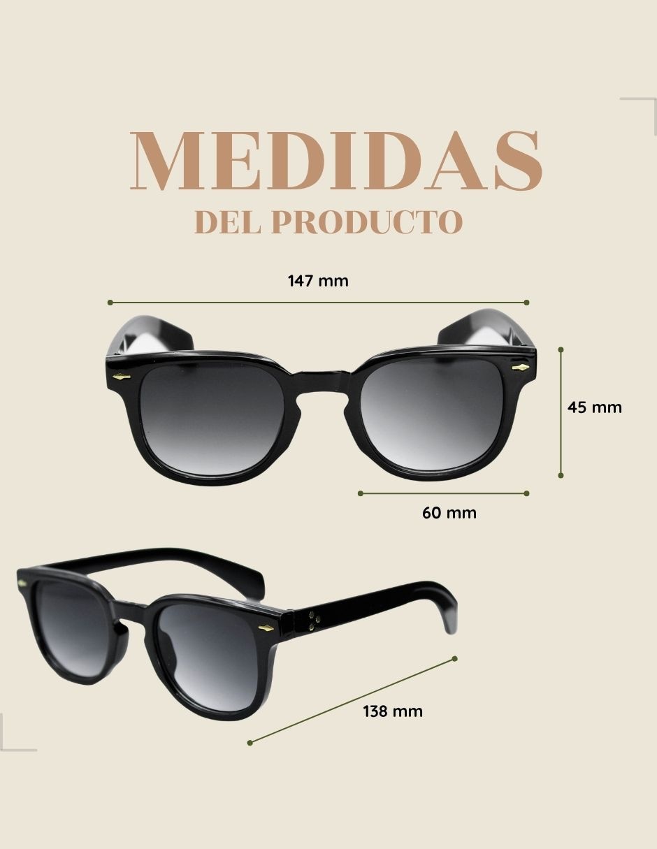 Lentes de sol unisex 6