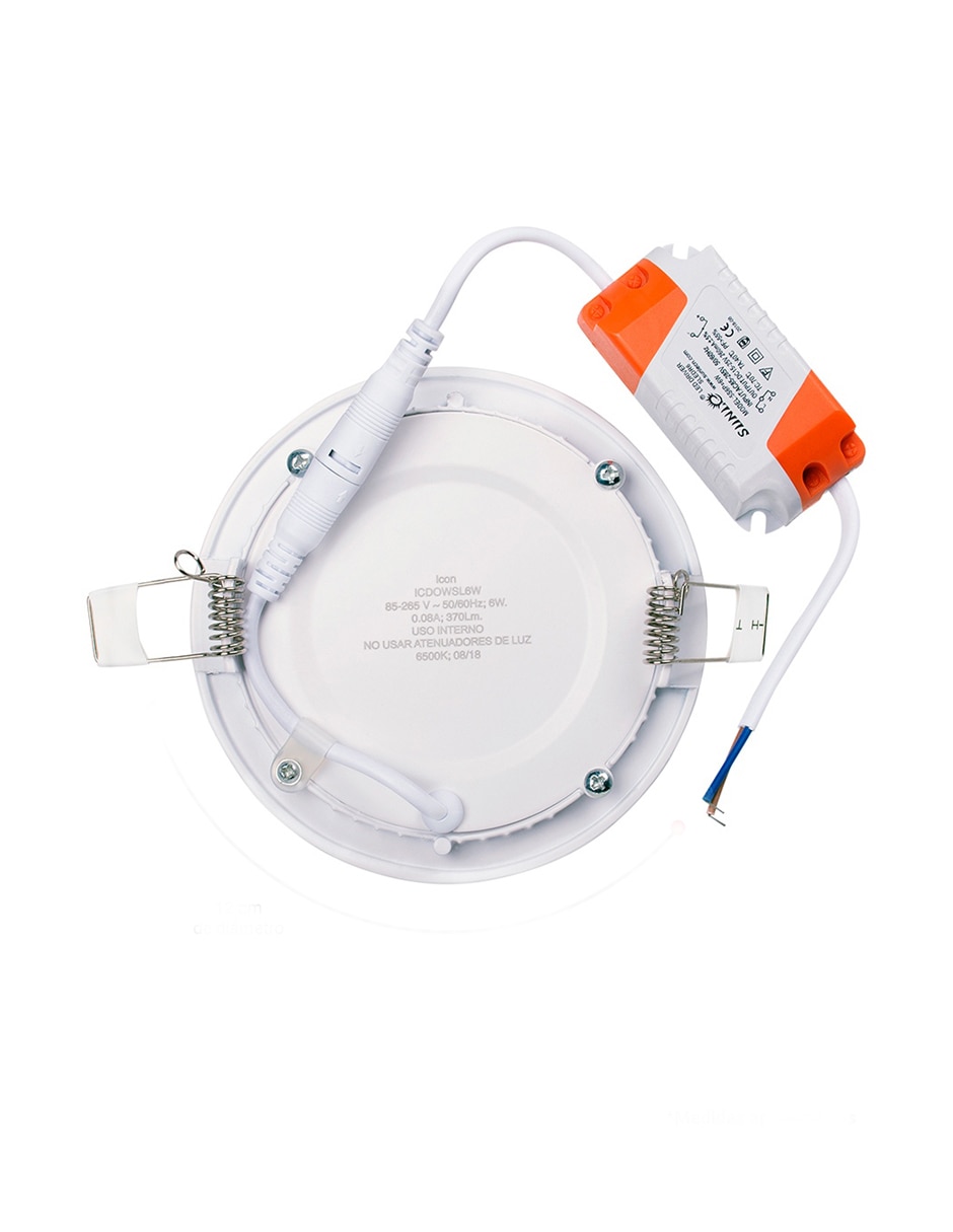 Foco LED 9 W de consumo 60 W de iluminación 720 lm lúmenes 3