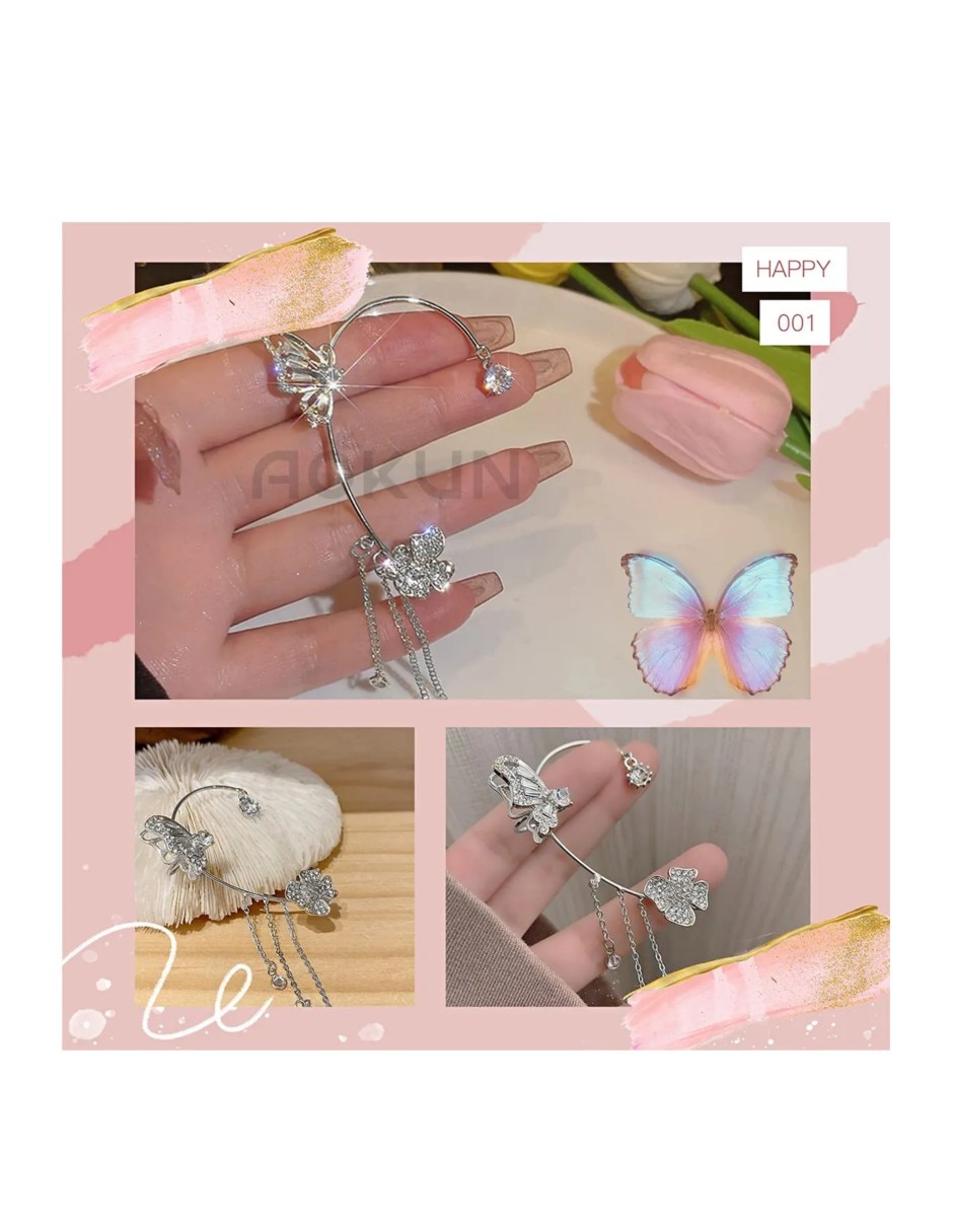 Aretes largos daisy de plata aventurina