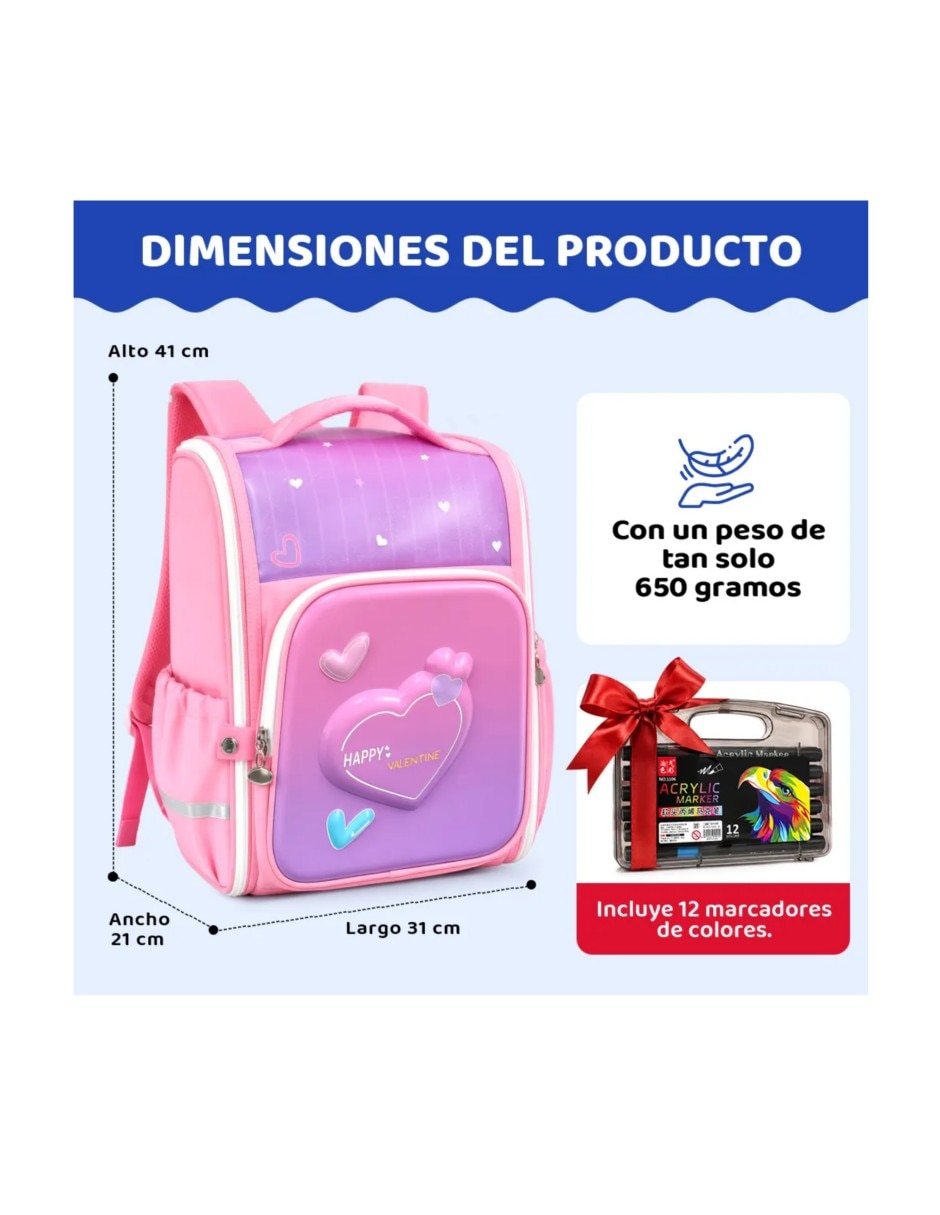Morral Infantil Friends No para Niña 4