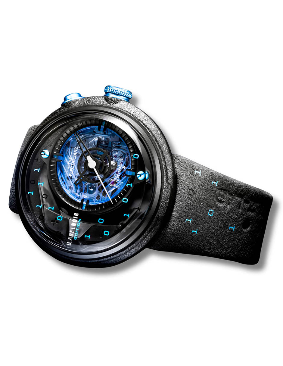 Reloj pulsera Label Noir Leather Ediciã³N Limitada para hombre ZZ D1C 01 CLD 7