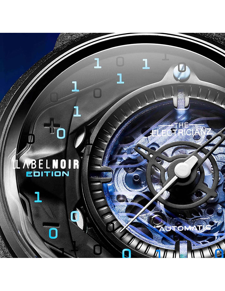 Reloj pulsera Label Noir Leather Ediciã³N Limitada para hombre ZZ D1C 01 CLD 11