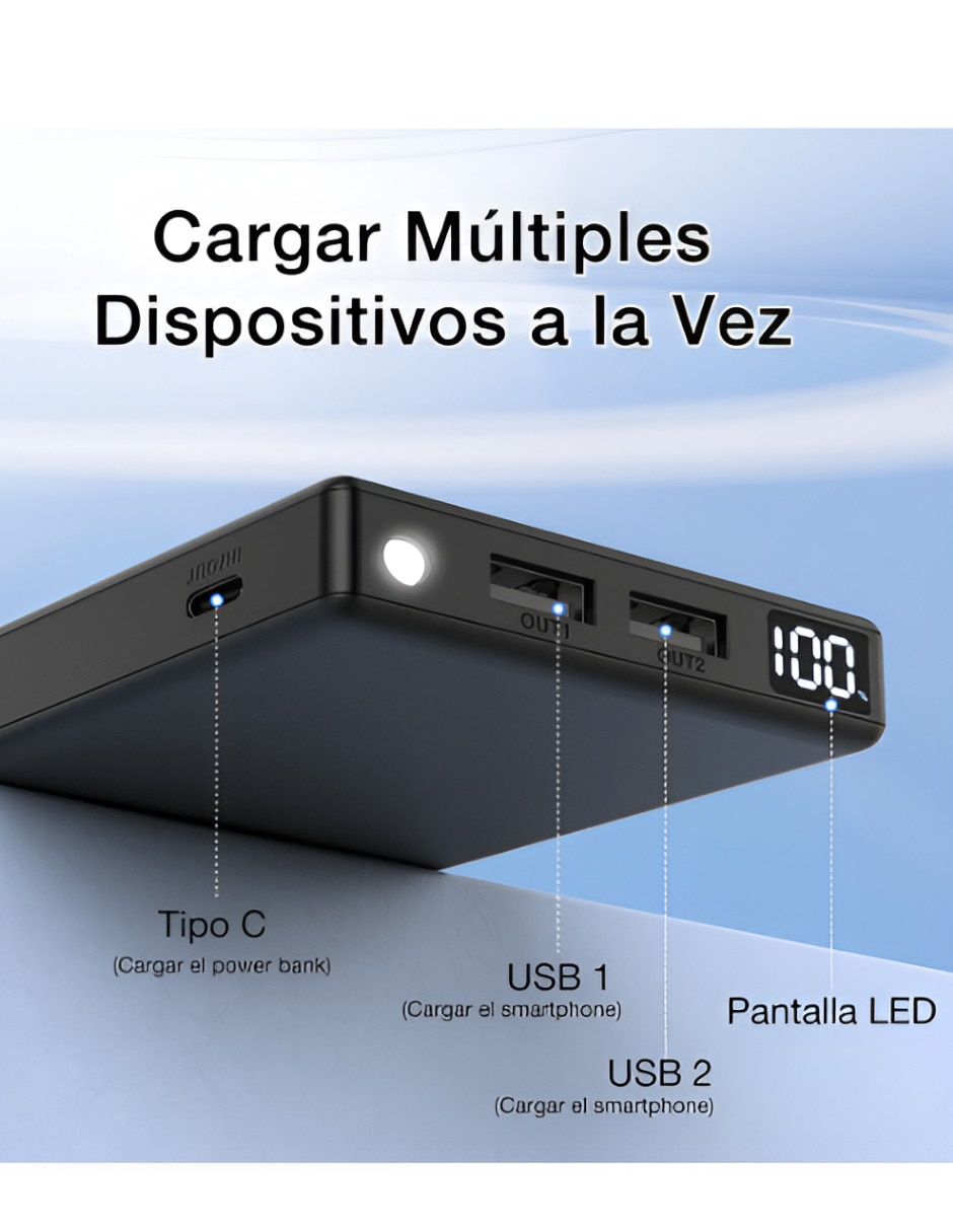 Batería portátil 10000 mAh