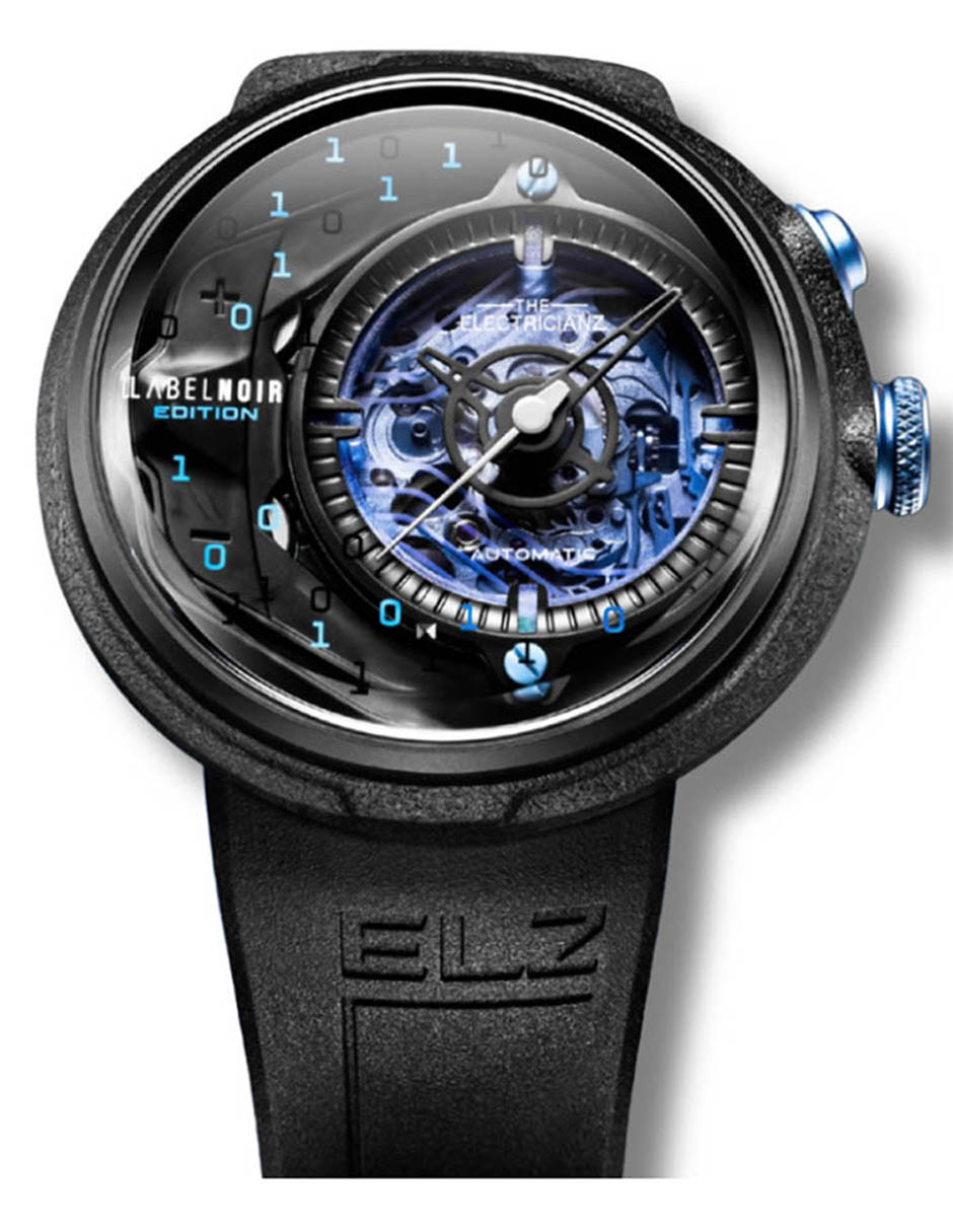 Reloj pulsera Label Noir Rubber Ediciã³N Limitada para hombre ZZ D1C 01 CRD