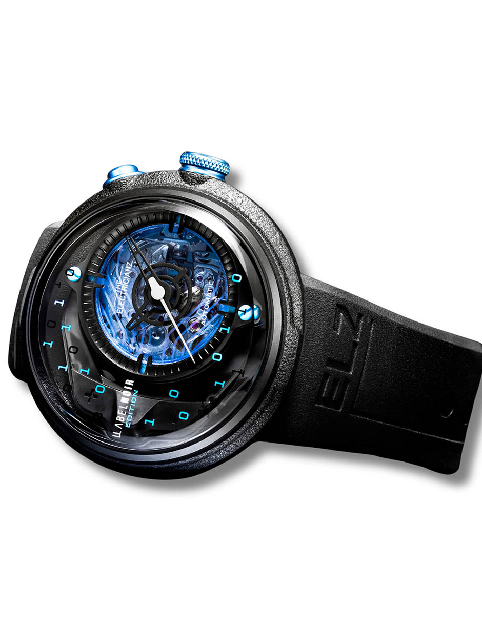 Reloj pulsera Label Noir Rubber Ediciã³N Limitada para hombre ZZ D1C 01 CRD 7