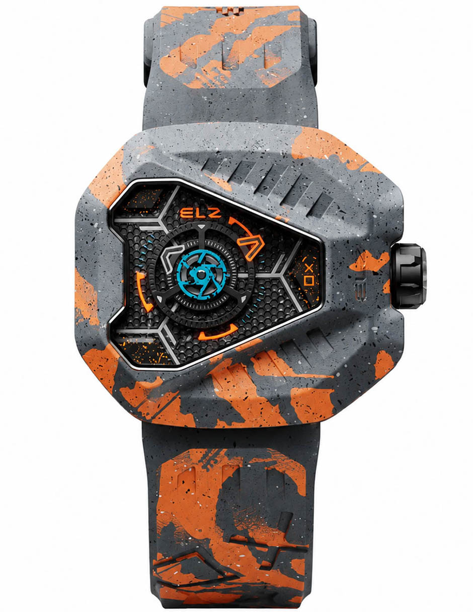 Reloj pulsera The Lunar Rubber Ediciã³N Limitada 333X para hombre ZZ D2C 01 CRG