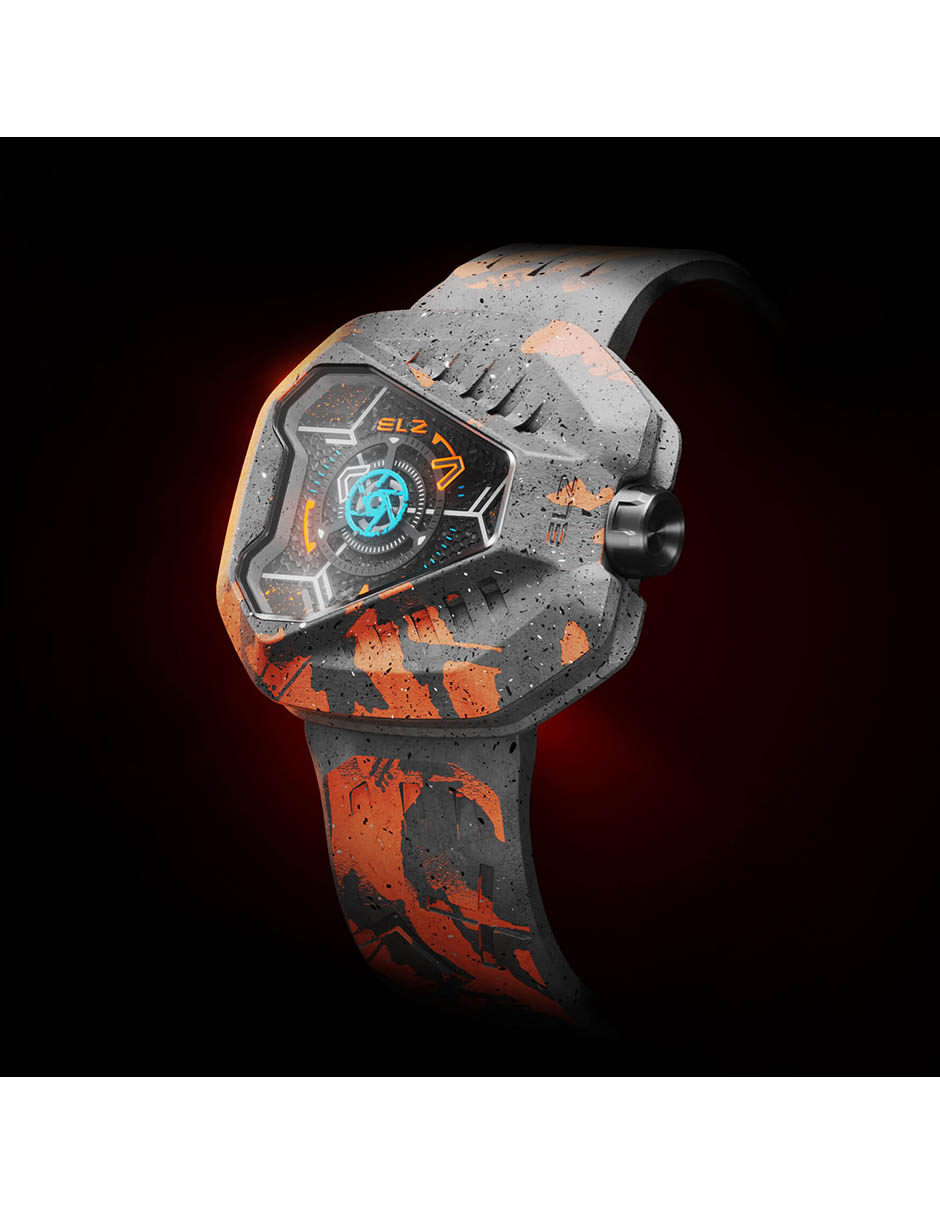 Reloj pulsera The Lunar Rubber Ediciã³N Limitada 333X para hombre ZZ D2C 01 CRG 13