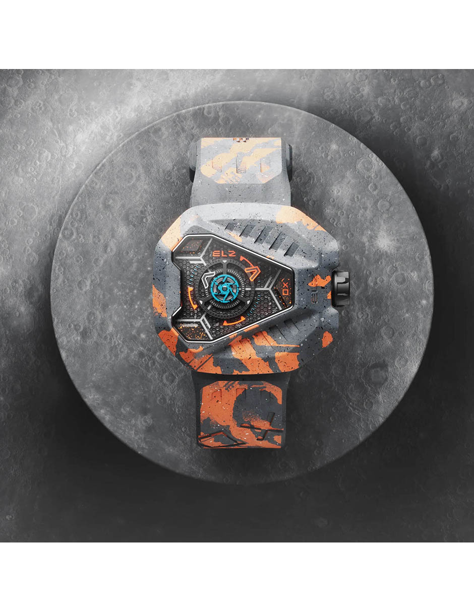 Reloj pulsera The Lunar Rubber Ediciã³N Limitada 333X para hombre ZZ D2C 01 CRG 10