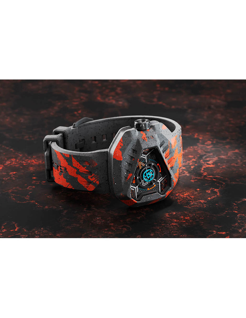 Reloj pulsera The Lunar Rubber Ediciã³N Limitada 333X para hombre ZZ D2C 01 CRG 6