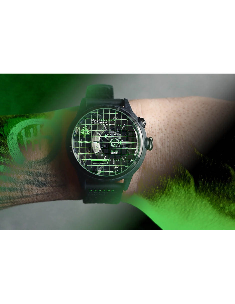 Reloj pulsera Crypto Rubber para hombre ZZ C1C 02 CRD 9
