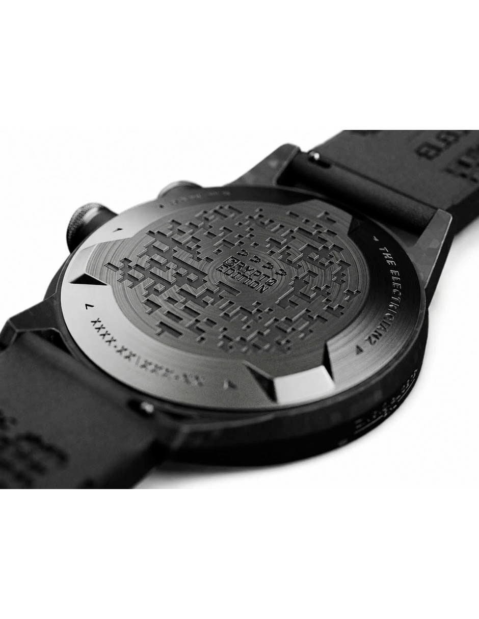 Reloj pulsera Crypto Rubber para hombre ZZ C1C 02 CRD