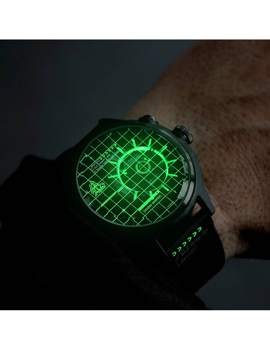 Reloj pulsera Crypto Rubber para hombre ZZ C1C 02 CRD 8