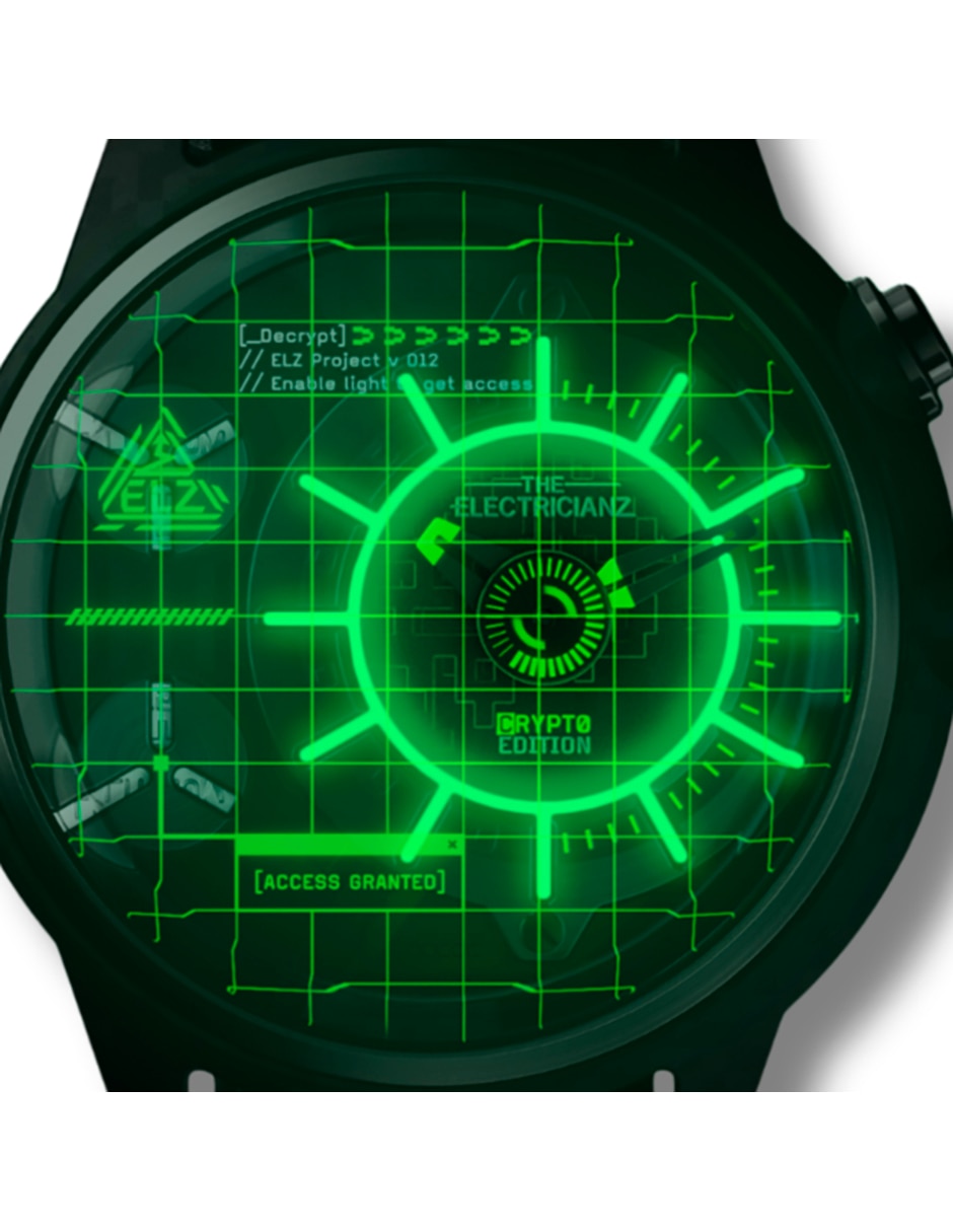 Reloj pulsera Crypto Techno Camouflage Ediciã³N Limitada para hombre ZZ C1C 02 NCA 5