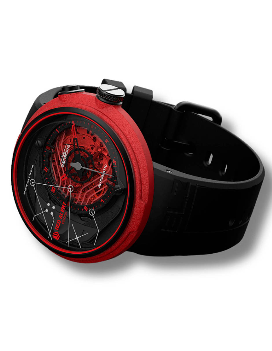 Reloj pulsera Red Alert Rubber para hombre ZZ D1C 03 CRD 7