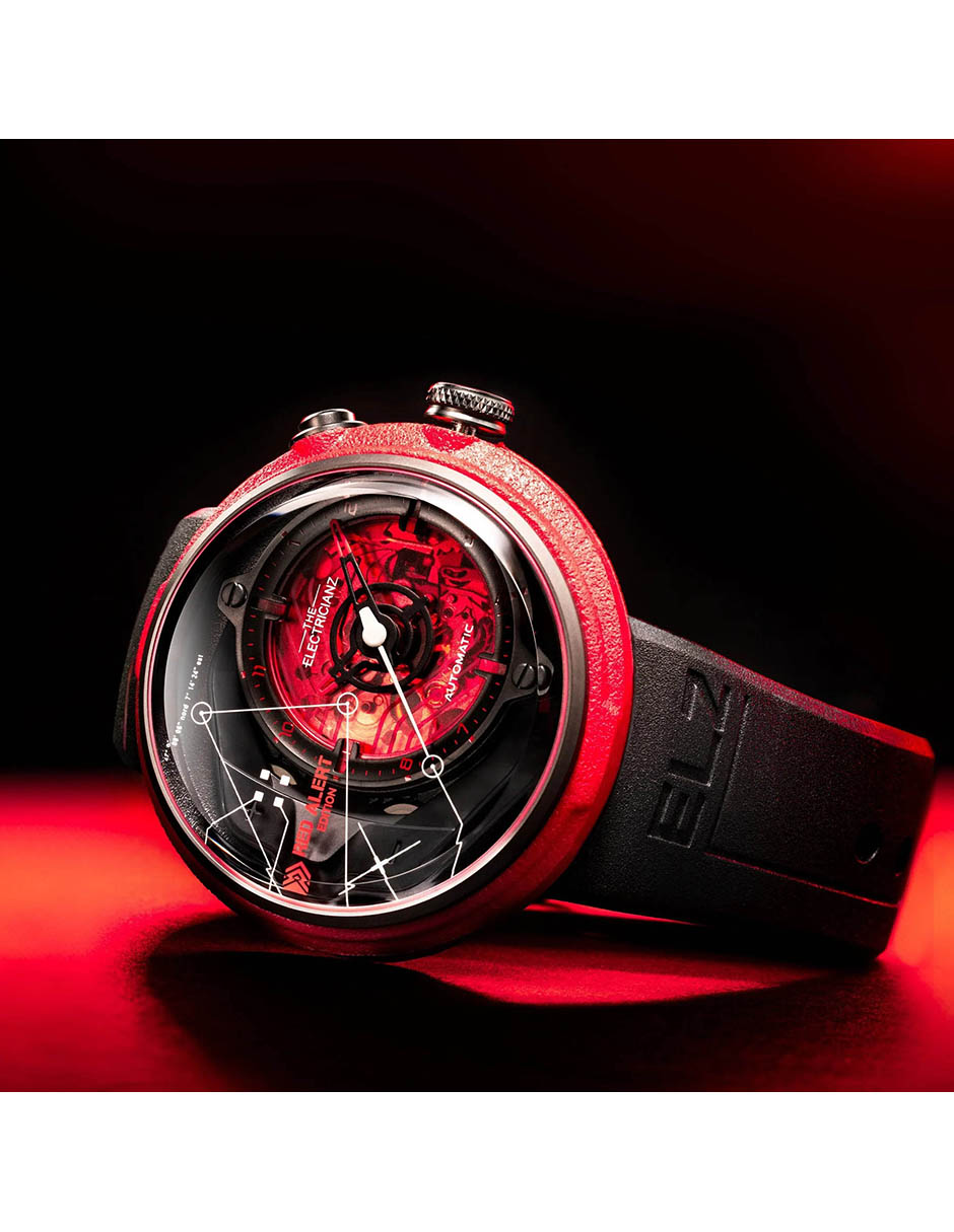 Reloj pulsera Red Alert Rubber para hombre ZZ D1C 03 CRD 10