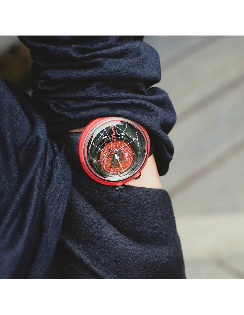 Reloj pulsera Red Alert Rubber para hombre ZZ D1C 03 CRD 6
