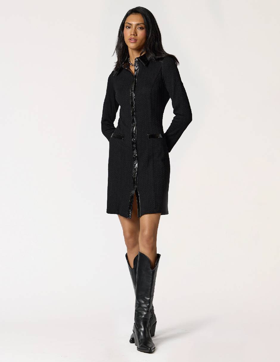 Vestido arriba de la rodilla casual para mujer 6